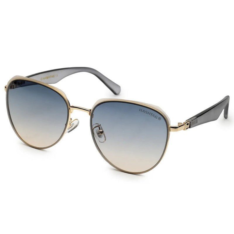 Eclipra Gradient Purple Large Full Rim Oval Sunglasses for Women — Hashtag Eyewears