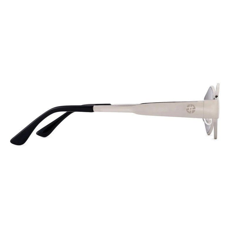Ecliptor Silver Medium Full Rim Diamond Sunglasses for Women — Hashtag Eyewears