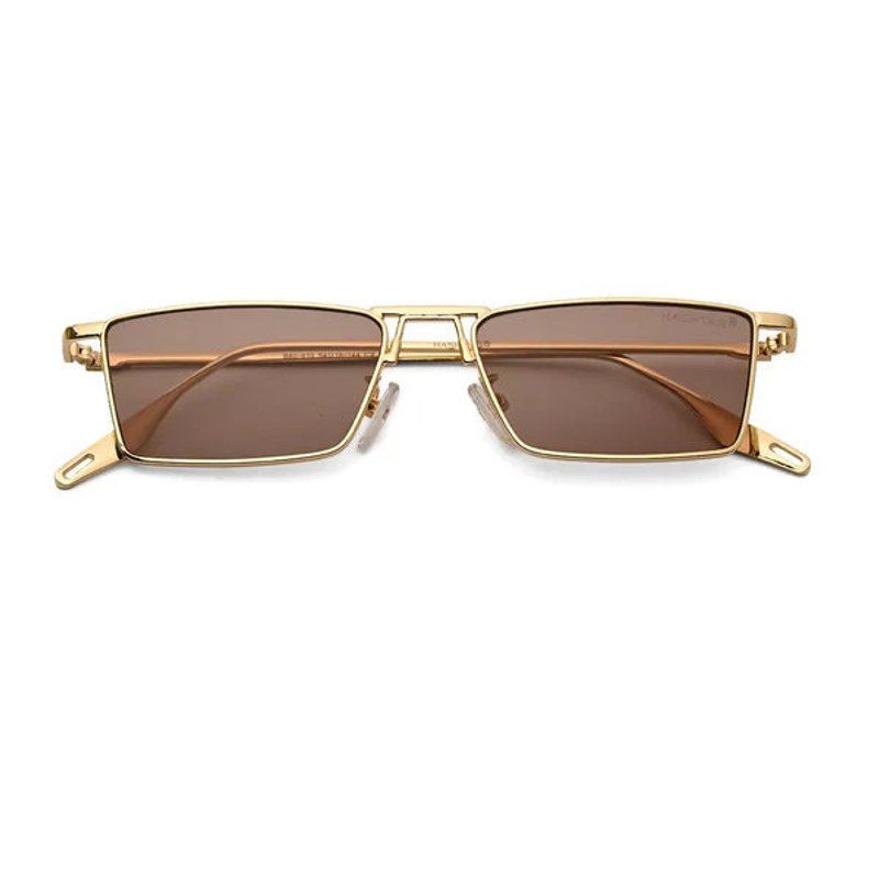 Elura Golden Medium Full Rim RECTANGLE Sunglasses for Men & Women — Hashtag Eyewears
