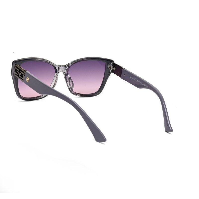 Elyra Grey Texture Medium Full Rim Cateye Sunglasses for Women — Hashtag Eyewears