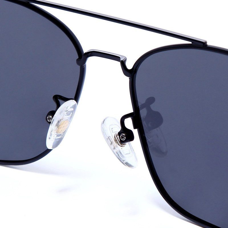 Enira Grey Large Full Rim RECTANGLE Sunglasses for Men & Women — Hashtag Eyewears