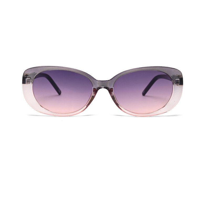 Evira Transparent Gradient Grey Large Full Rim Cateye Sunglasses for Women — Hashtag Eyewears