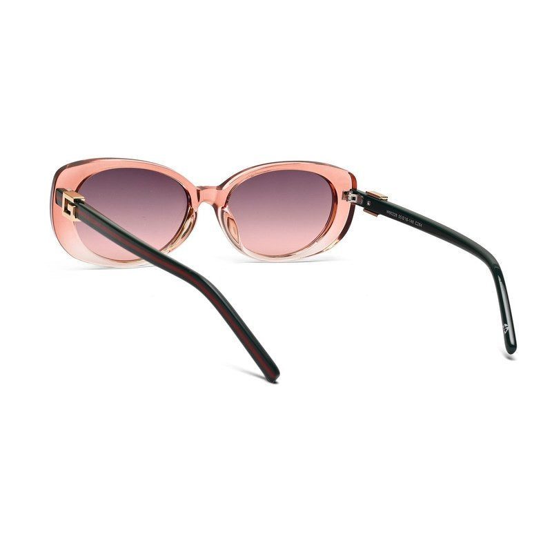 Evira Transparent Gradient Pink Large Full Rim Cateye Sunglasses for Women — Hashtag Eyewears