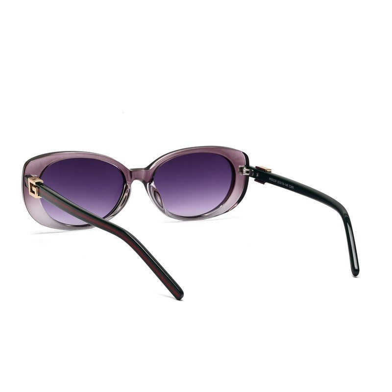 Evira Transparent Gradient Purple Large Full Rim Cateye Sunglasses for Women — Hashtag Eyewears