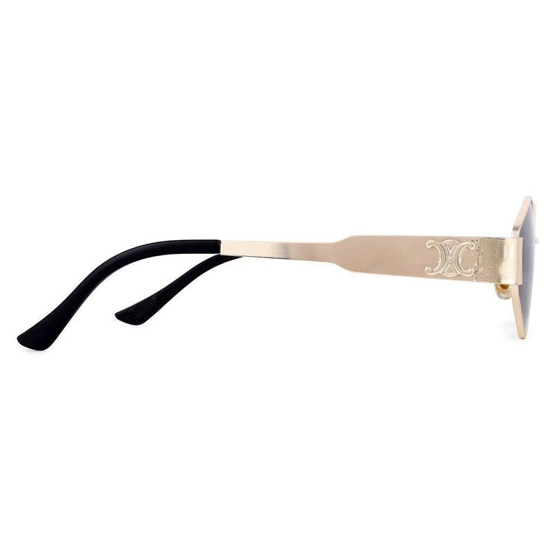 Exarion Grey Large Full Rim Diamond Sunglasses for Women — Hashtag Eyewears