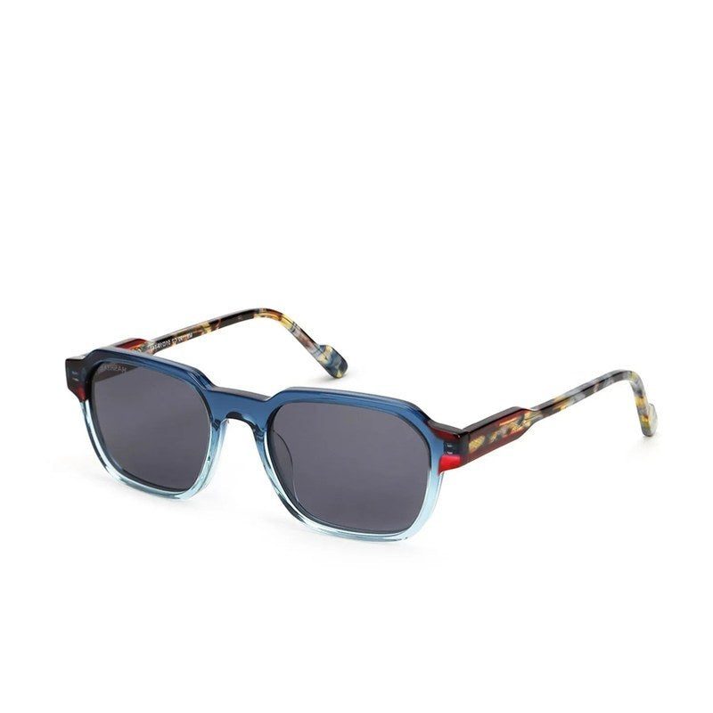 EYEBEAM Gradient Transparent Blue Medium Full Rim Square Sunglasses for Men & Women — Hashtag Eyewears