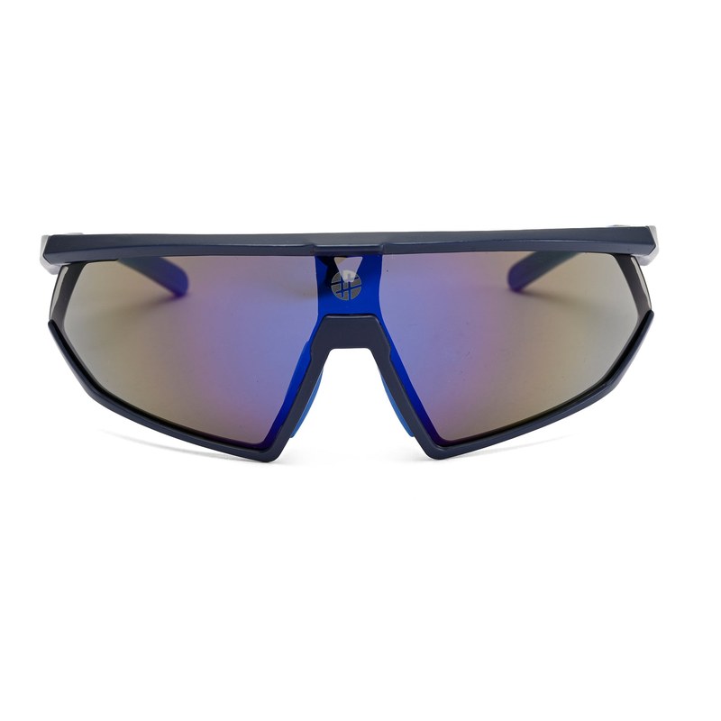 Faelon Blue Medium Full Rim Shield Sports Sunglasses for Men & Women — Hashtag Eyewears