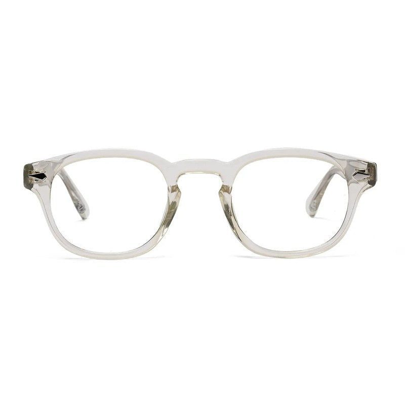FlexiTint Transparent Light Green Medium Full Rim Square Computer Glasses for Men & Women — Hashtag Eyewears