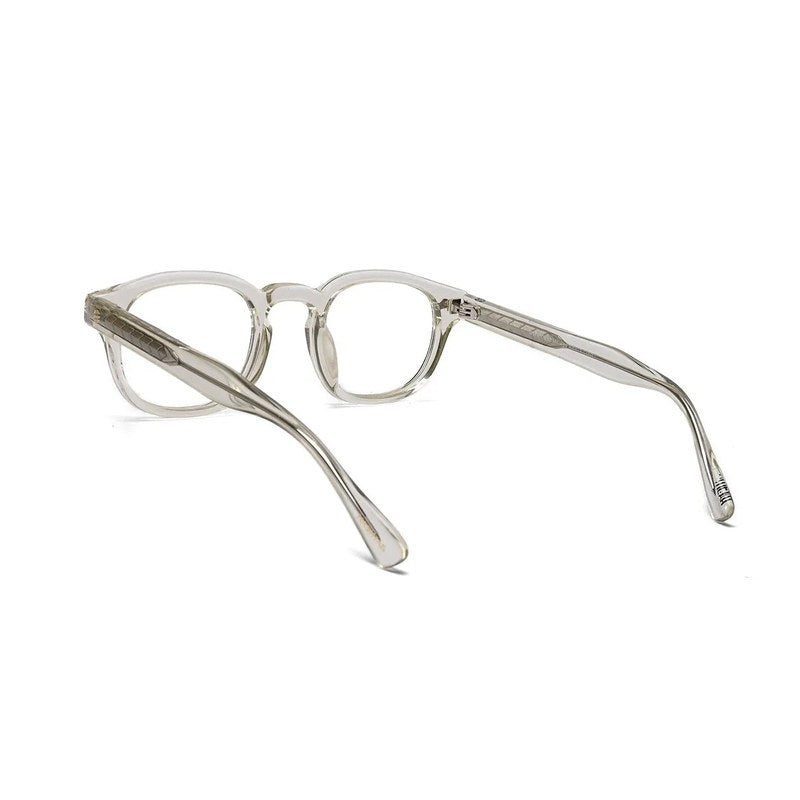 FlexiTint Transparent Light Green Medium Full Rim Square Computer Glasses for Men & Women — Hashtag Eyewears