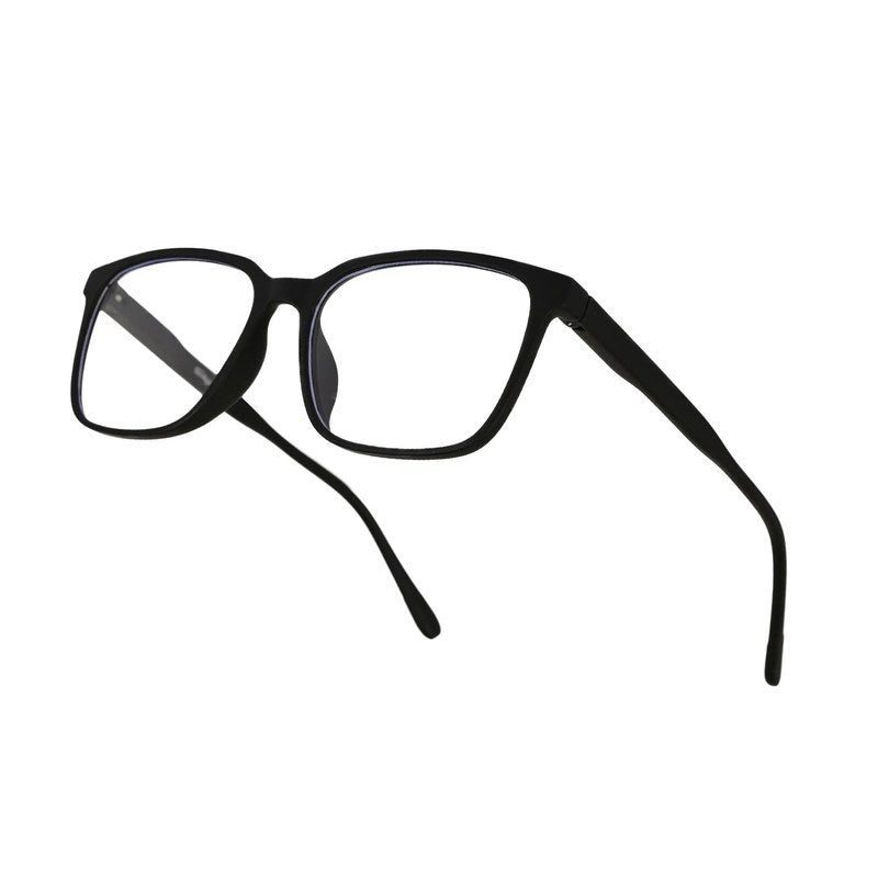 Focusly Black Medium Full Rim RECTANGLE Computer Glasses for Men & Women — Hashtag Eyewears
