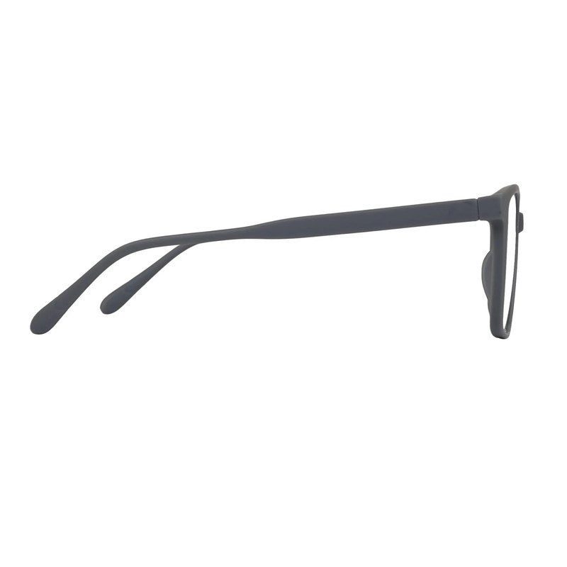 Focusly Grey Medium Full Rim RECTANGLE Computer Glasses for Men & Women — Hashtag Eyewears