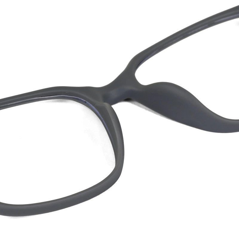Focusly Grey Medium Full Rim RECTANGLE Computer Glasses for Men & Women — Hashtag Eyewears
