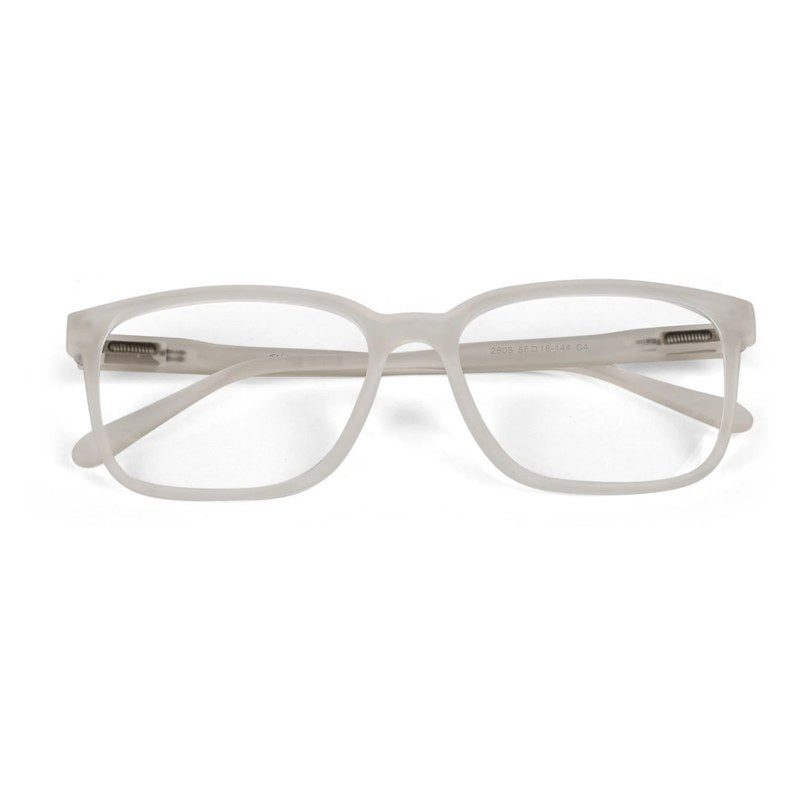Focusly Transparent Medium Full Rim RECTANGLE Computer Glasses for Men & Women — Hashtag Eyewears
