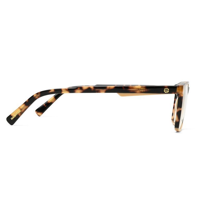 Frostar Havana Brown Texture Medium Full Rim Square with Spring Hinges Eyeglasses for Men & Women — Hashtag Eyewears