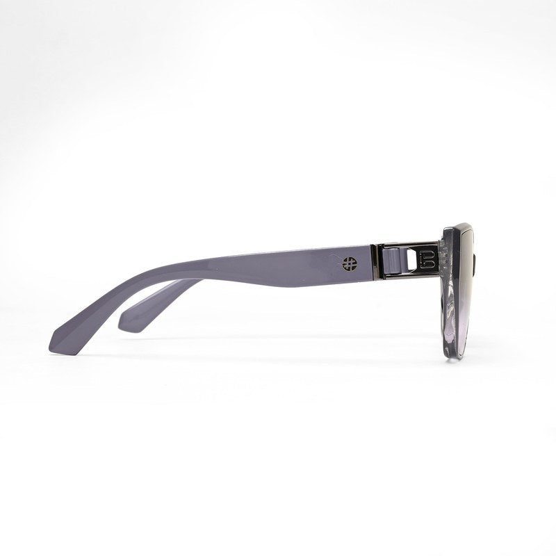 Fynix Black Grey Texture Medium Full Rim Cateye Sunglasses for Women — Hashtag Eyewears