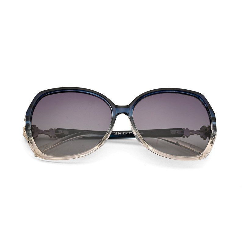 Fyra Transparent Blue Large Full Rim Butterfly Sunglasses for Women — Hashtag Eyewears