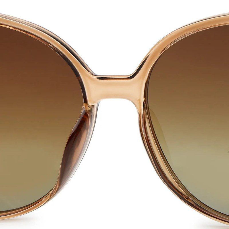 Gaelion Gradient Brown Large Full Rim Square Sunglasses for Women — Hashtag Eyewears