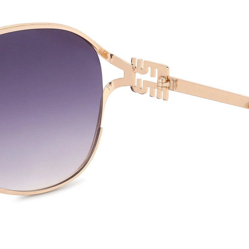 Glacior Gradient Purple Large Full Rim Oval Sunglasses for Women — Hashtag Eyewears