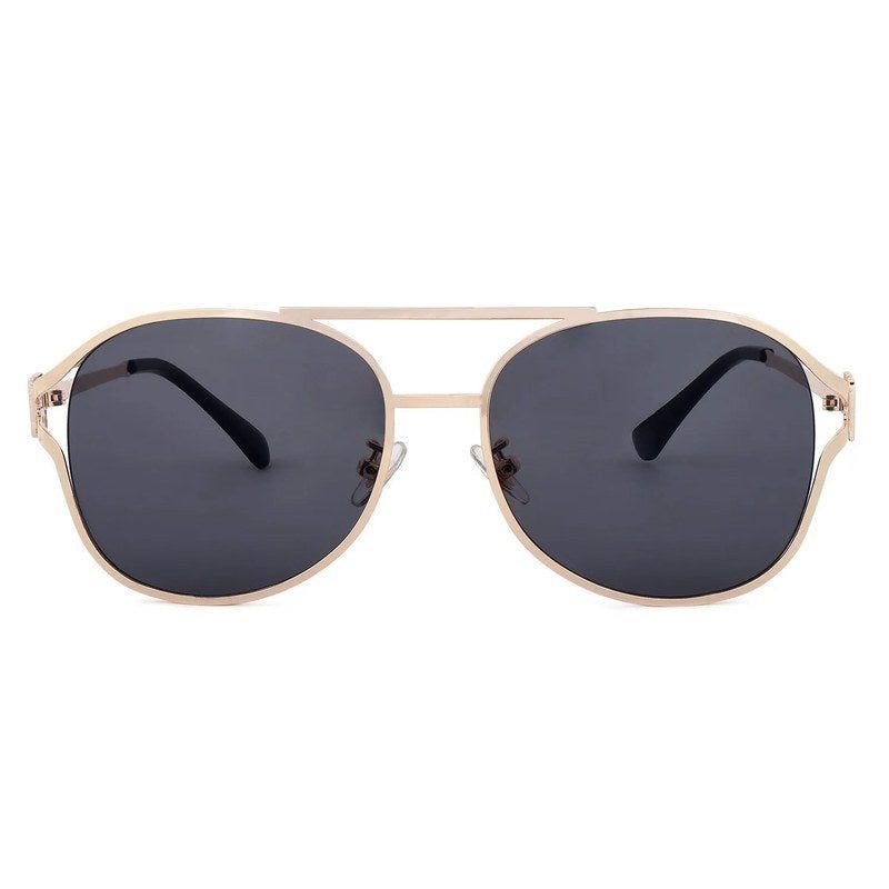 Glacior Grey Large Full Rim Oval Sunglasses for Women — Hashtag Eyewears