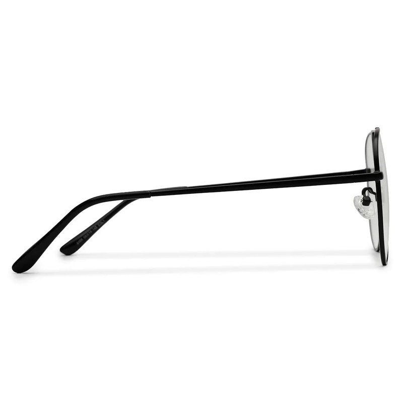 Gravion Black Medium Full Rim Aviator Computer Glasses for Men & Women — Hashtag Eyewears