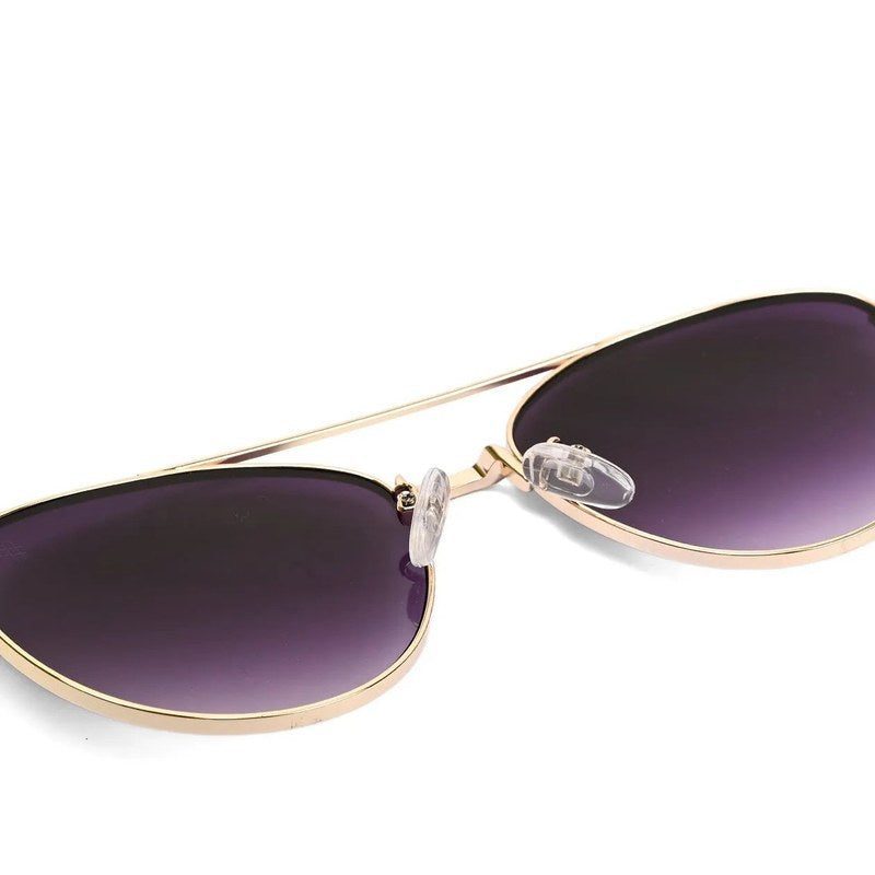 Gyron Gold Medium Full Rim Aviator Sunglasses for Men — Hashtag Eyewears