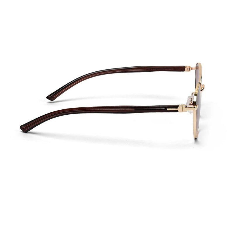 Gyron Gradient Brown Medium Full Rim Aviator Sunglasses for Men — Hashtag Eyewears