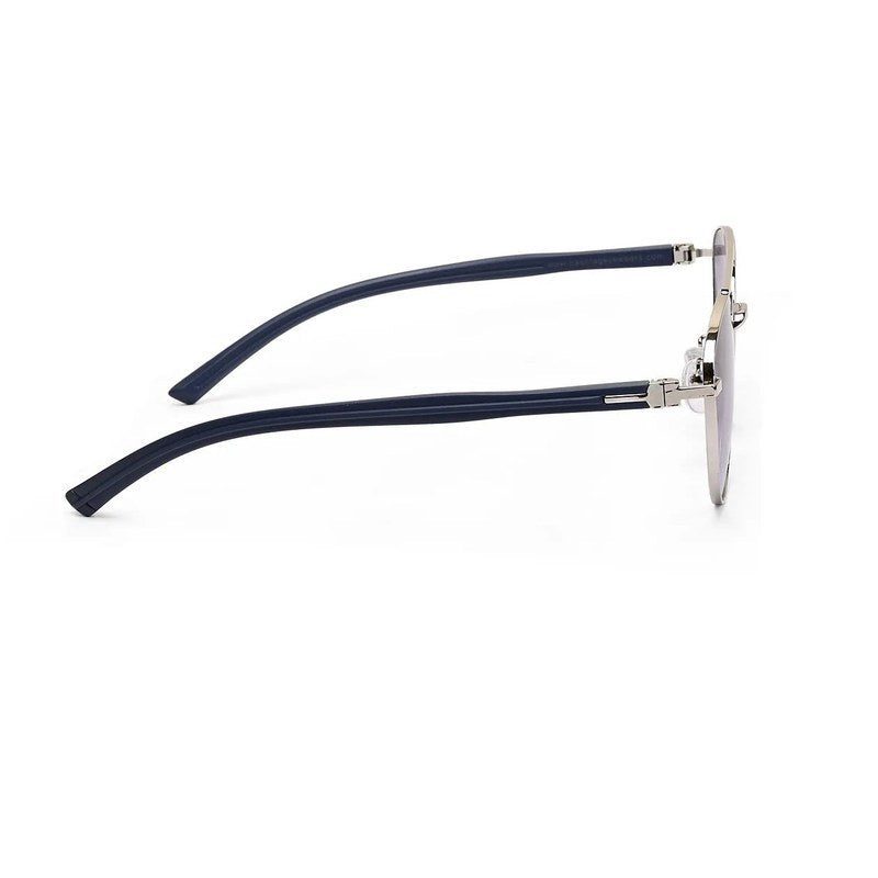Gyron Silver Medium Full Rim Aviator Sunglasses for Men — Hashtag Eyewears