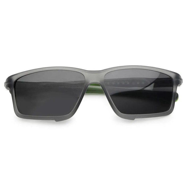 H2R Grey/Green Medium Full Rim Rectangle Sports Sunglasses for Men & Women — Hashtag Eyewears