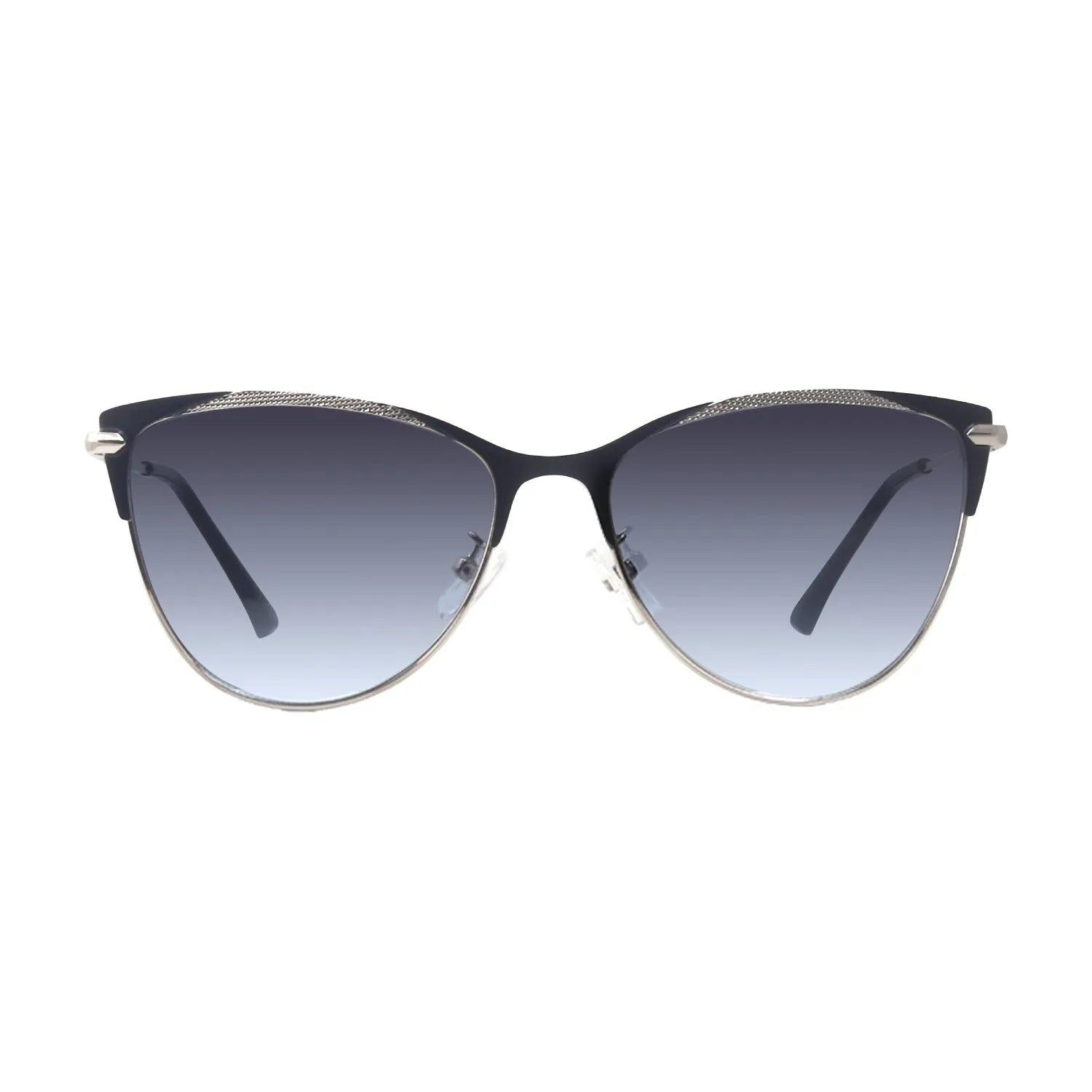 Hestara Grey Medium Full Rim Cat eye Sunglasses for Women — Hashtag Eyewears