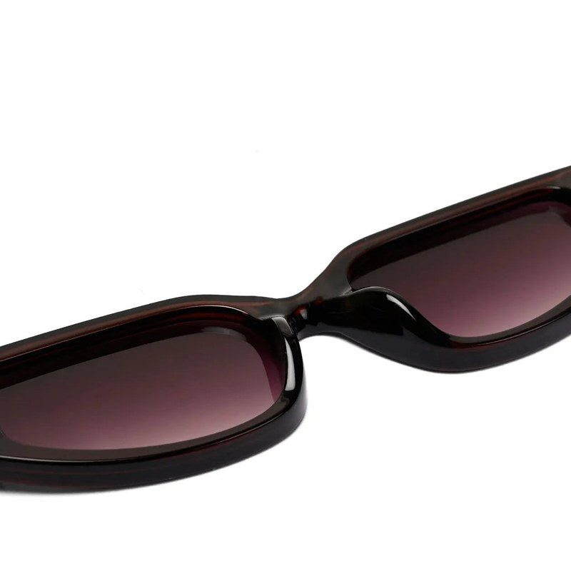 Hyra Dark Brown Medium Full Rim Cateye Sunglasses for Women — Hashtag Eyewears