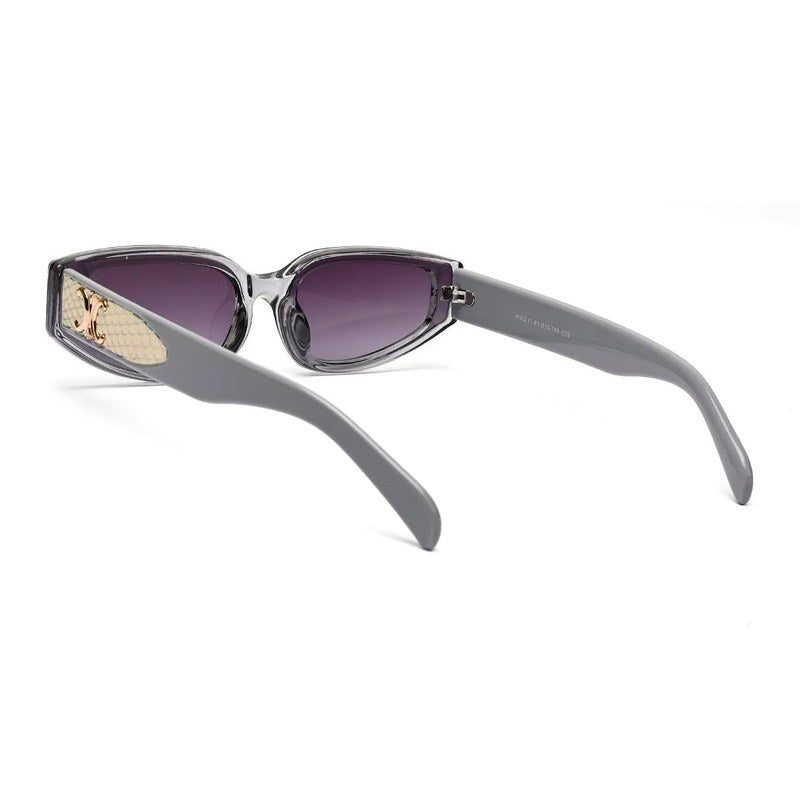 Hyra Transparent Grey Medium Full Rim Cateye Sunglasses for Women — Hashtag Eyewears
