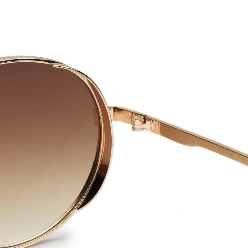 Ignisia Gradient Brown Medium Full Rim Oval Sunglasses for Men — Hashtag Eyewears