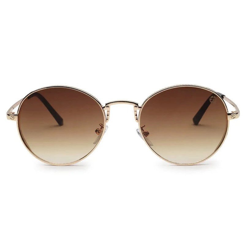 Ignisia Gradient Brown Medium Full Rim Oval Sunglasses for Men — Hashtag Eyewears
