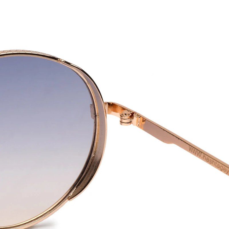 Ignisia Gradient Grey & Brown Medium Full Rim Oval Sunglasses for Men — Hashtag Eyewears
