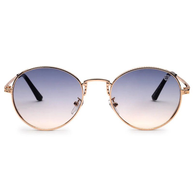 Ignisia Gradient Grey & Brown Medium Full Rim Oval Sunglasses for Men — Hashtag Eyewears
