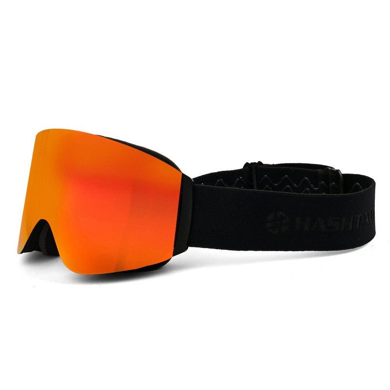 Ignite Black Large Full Rim Visor Sports Sunglasses for Men & Women — Hashtag Eyewears