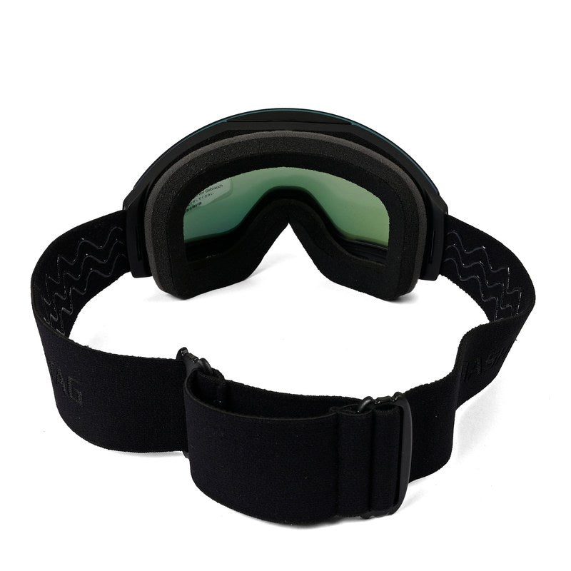 Ignite Black Large Full Rim Visor Sports Sunglasses for Men & Women — Hashtag Eyewears