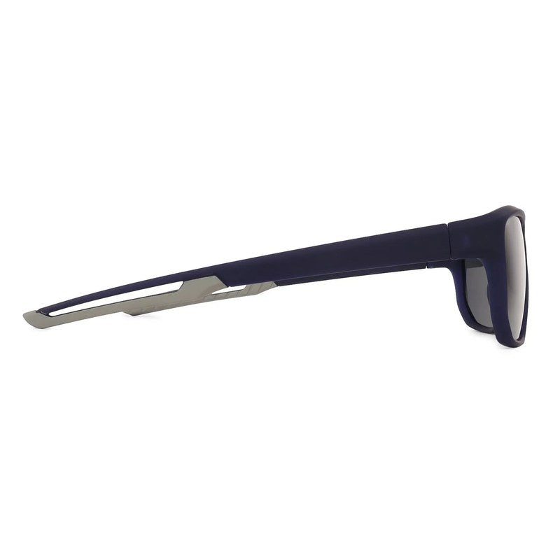 Ionium Blue Large Full Rim Rectangle Sports Sunglasses for Men — Hashtag Eyewears