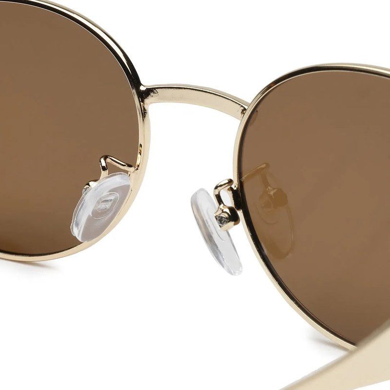 Ivory Brown Medium Full Rim Oval Sunglasses for Women — Hashtag Eyewears