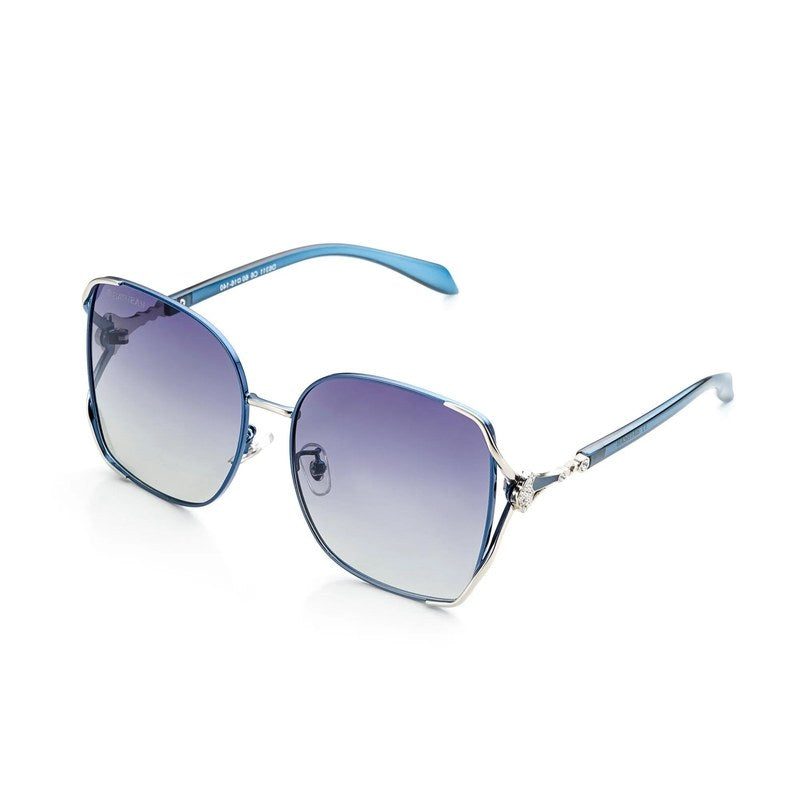 JOINTON Gradient Blue Large Full Rim Square Sunglasses for Women — Hashtag Eyewears