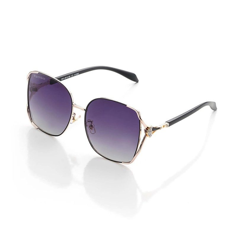 JOINTON Gradient Purple Large Full Rim Square Sunglasses for Women — Hashtag Eyewears