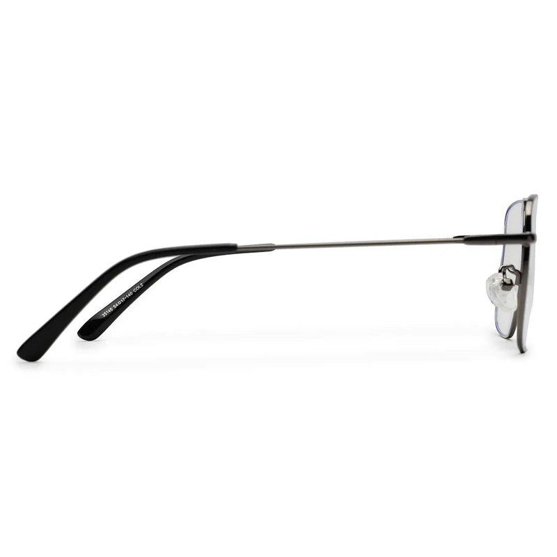 Jovion Grey Medium Full Rim RECTANGLE Computer Glasses for Men & Women — Hashtag Eyewears
