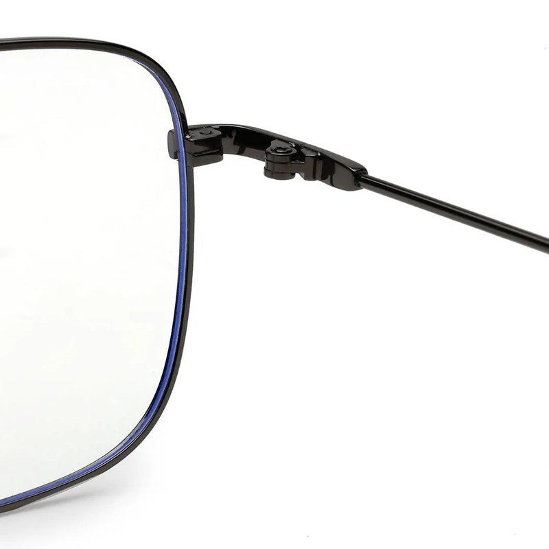 Jovion Grey Medium Full Rim RECTANGLE Computer Glasses for Men & Women — Hashtag Eyewears
