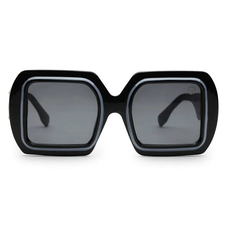 Jumbo Black Medium Full Rim Square Sunglasses for Men & Women — Hashtag Eyewears
