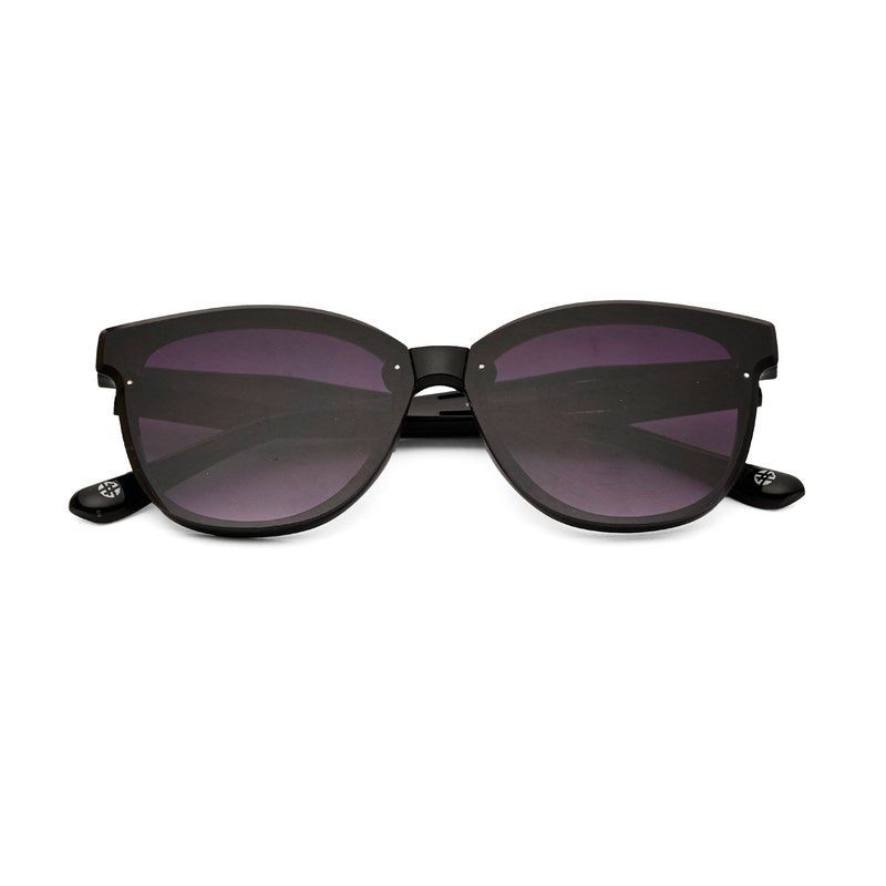 Kalira Black Large Full Rim Cateye Sunglasses for Women — Hashtag Eyewears