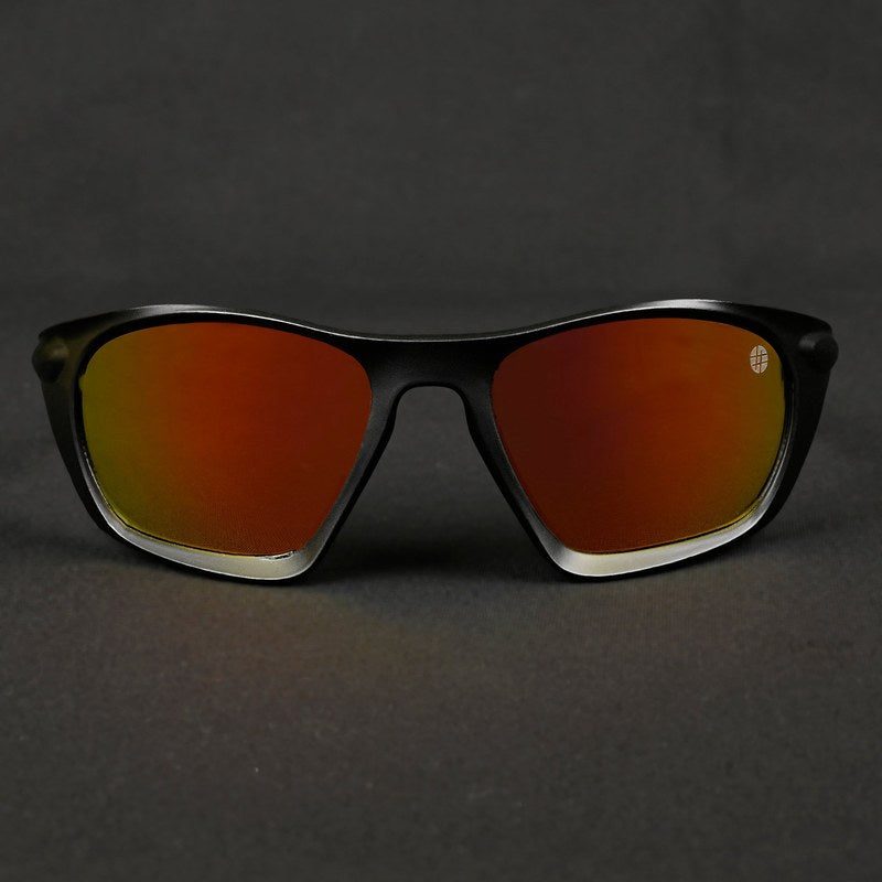 Lateralis Black Large Full Rim Wraparound Sports Sunglasses for Men & Women — Hashtag Eyewears