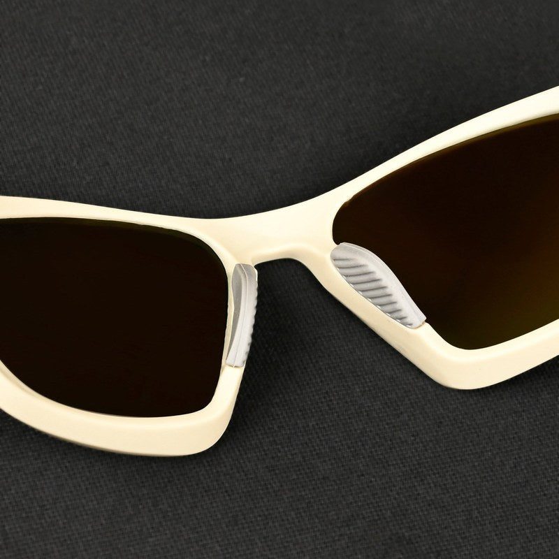 Lateralis Cream Large Full Rim Wraparound Sports Sunglasses for Men & Women — Hashtag Eyewears