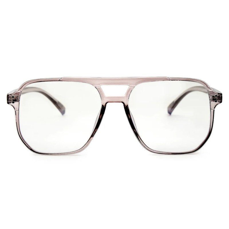 Lumnos Brown Medium Full Rim Square Computer Glasses for Men & Women — Hashtag Eyewears
