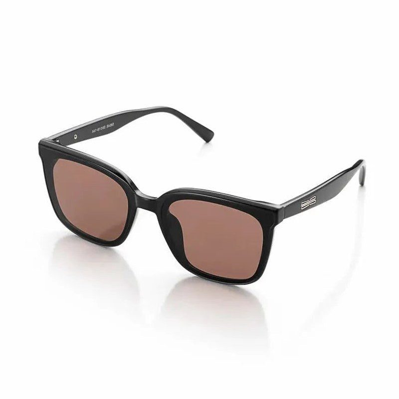 Lumor Brown Medium Full Rim Square Sunglasses for Women — Hashtag Eyewears