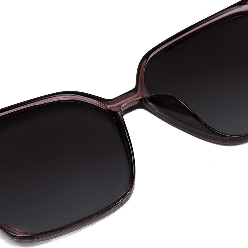Lumora Purple Large Full Rim Square Sunglasses for Women — Hashtag Eyewears